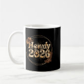 Howdy 2026 New Year Hello 2026 Western New Year  コーヒーマグカップ (左)