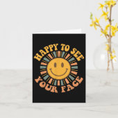 Howdy 5th Grade Teacher Western Back To School Fif カード (黄色い花)