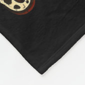 Howdy Christmas Cowboy Gingerbread Design  フリースブランケット (角)