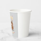 Howdy Christmas Funny Highland Cow Xmas Cows Lover 紙コップ (左)