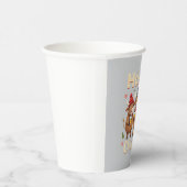 Howdy Christmas Funny Highland Cow Xmas Cows Lover 紙コップ (右)