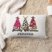 Howdy Christmas Pillow – Custom Western Decor ランバークッション (ブランケット)