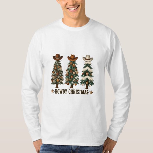  Howdy Christmas  Tシャツ (正面)