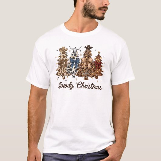 Howdy Christmas, Western Christmas Tシャツ (正面)