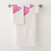 Howdy Cowboy Hat Pink バスタオルセット (インサイチュ)