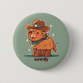 Howdy Cowdy 缶バッジ
