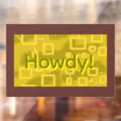 Howdy Geometric  ウィンドウサイン (シート2)