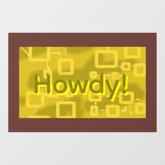 Howdy Geometric  ウィンドウサイン (シート)