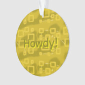 Howdy Geometric オーナメント (正面)