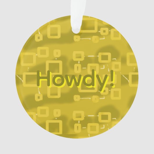 Howdy Geometric オーナメント (正面)