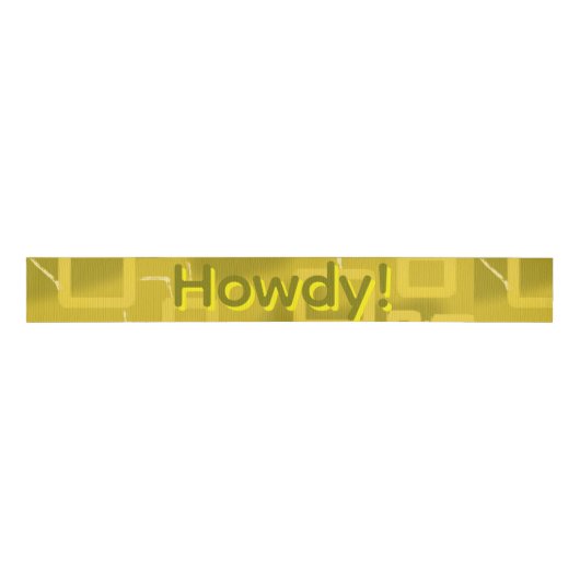 Howdy Geometric  グログランリボン (正面)