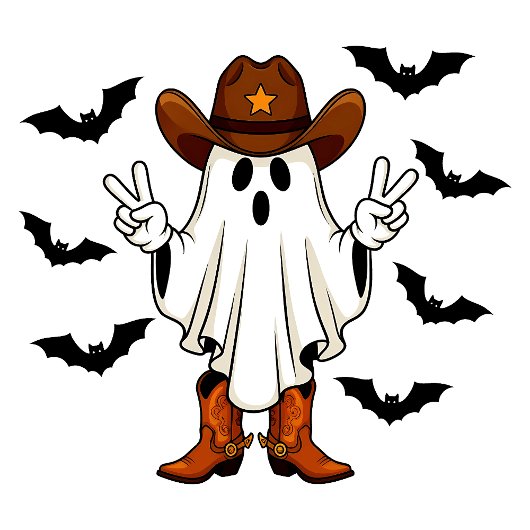 Howdy Ghost Cowboy Tシャツ