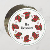 HOwdy HOwdyクリスマスカウボーイブーツ シーズンカード (正面/裏面)