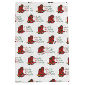 HOwdy HOwdyクリスマスカウボーイブーツ ミディアムペーパーバッグ (正面)