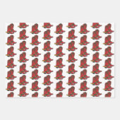 HOwdy HOwdyクリスマスカウボーイブーツ ラッピングペーパーシート (正面2)