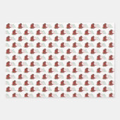 HOwdy HOwdyクリスマスカウボーイブーツ ラッピングペーパーシート (正面)