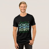 HOWDY HOWDY HOWDY CHRISTMAS  トライブレンドＴシャツ (正面全面)