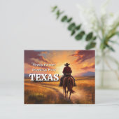 Howdy Partner Greetings from テキサス州 ポストカード (スタンド正面)