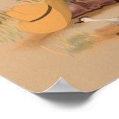 Howdy Partners Wild West Welcome Sign ポスター (角)