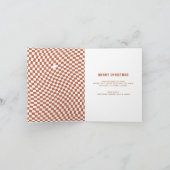 Howdy Retro Western Family Photo Christmas シーズンカード (内部)