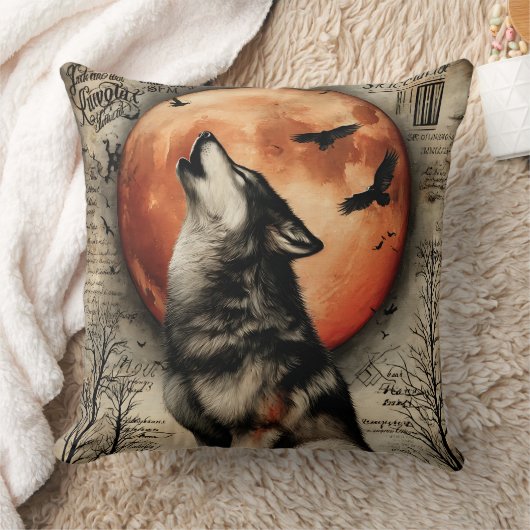Howl & Hallowed – Beneath the Burning Moon クッション (ブランケット)