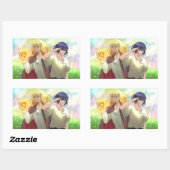 Howl & Howl 長方形シール (シート)