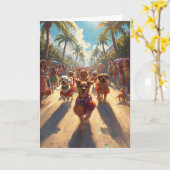 Howl-O-Ween on the Shore – Coastal Dog Parade  カード (黄色い花)