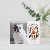 Howl-O-Ween Petハロウィンフォトカードポストカード シーズンポストカード (スタンド正面)