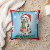 Howlidayの幸せなグレートデーン クッション (ブランケット)