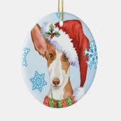 Howliday幸せなIbizanの猟犬 セラミックオーナメント (右)