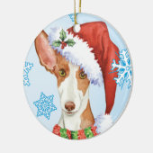 Howliday幸せなIbizanの猟犬 セラミックオーナメント (左)