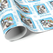 Howlidaysの幸せなスウェーデン語Vallhund ラッピングペーパー (ロールコーナー)