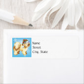 Howlidaysの幸せなチベタンテリア ラベル (インサイチュ)