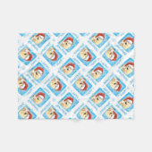 Howlidaysの幸せなノルウェー語Buhund フリースブランケット (正面(横))