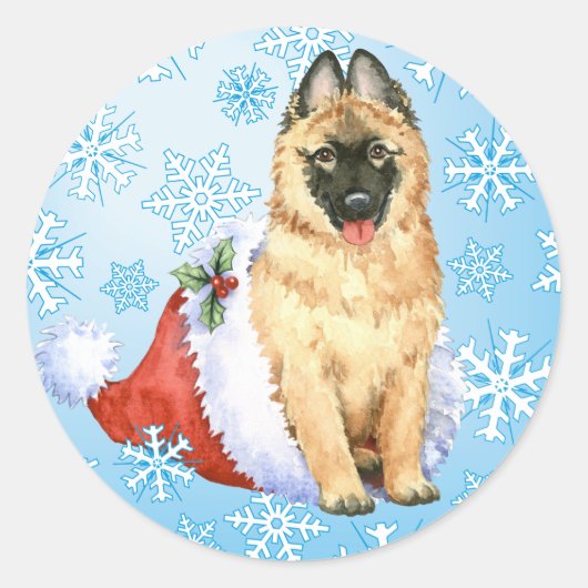 Howlidaysの幸せなベルギー人Tervuren ラウンドシール (正面)