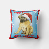 Howlidaysの幸せなマスティフ クッション (裏面)