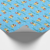 Howlidaysの幸せなマスティフ ラッピングペーパー (角)