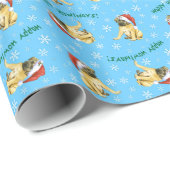 Howlidaysの幸せなマスティフ ラッピングペーパー (ロールコーナー)