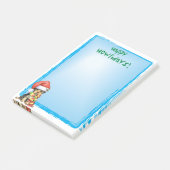 Howlidaysの幸せなヨークシャーテリア ポストイット (アングル)