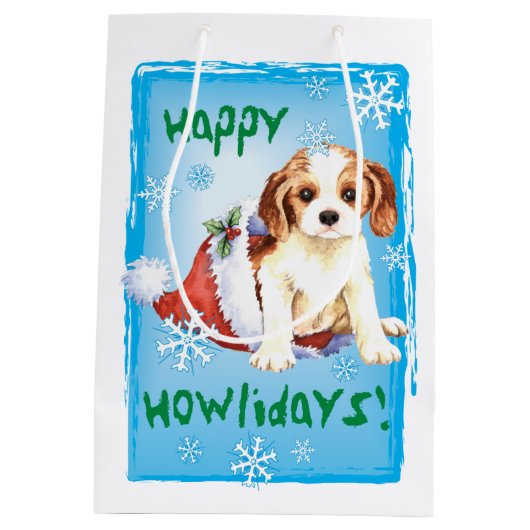 Howlidaysの幸せな騎士 ミディアムペーパーバッグ (裏面)