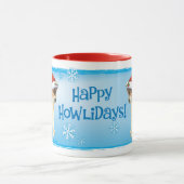 Howlidays幸せなラッセルテリア マグカップ (中央)