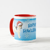 Howlidays幸せなラッセルテリア マグカップ (正面左)