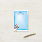 Howlidays幸せなTreeingの歩行者 ポストイット (デスク上)