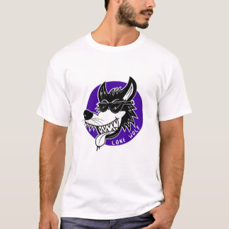 Howlinの一匹狼の漫画 Tシャツ