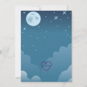 Howling with Joy, Wolf Baby Shower 招待状 (裏面)