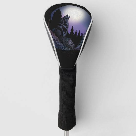 Howling Wolf ゴルフヘッドカバー (正面)