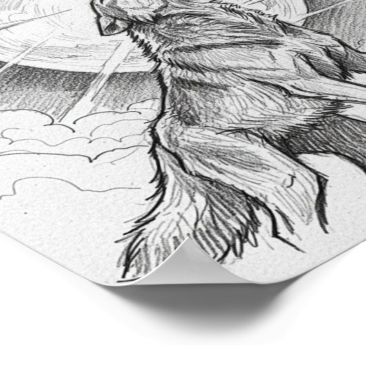 Howling Wolf Concept Art ポスター (角)