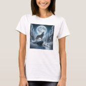 Howling Wolf In Winter Tシャツ (正面)