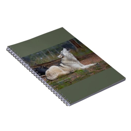 Howling Wolf Notebook ノートブック (右側)