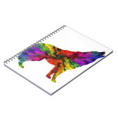 howling wolf rainbow ノートブック (左側)
